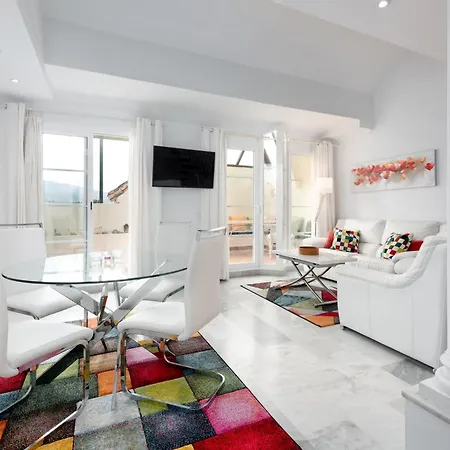 公寓 Puerto Banus Penthouse Duplex Corner